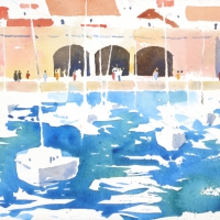 Hafen, Dubrovnik, 2015