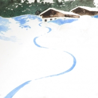 Winterliche Alm, 2015