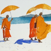 Mönche, Kep, KAM, 2019