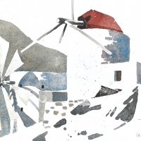 Windmühlen, Karpathos