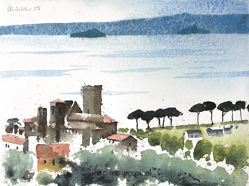 Lago di Bolsena, Umbrien