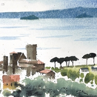 Lago di Bolsena, Umbrien