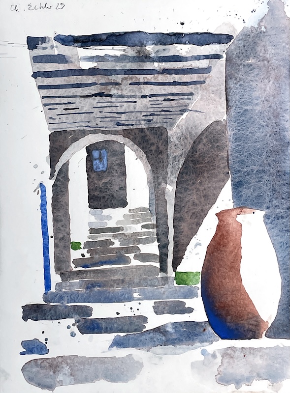 Pyrgos, Tinos, Kykladen