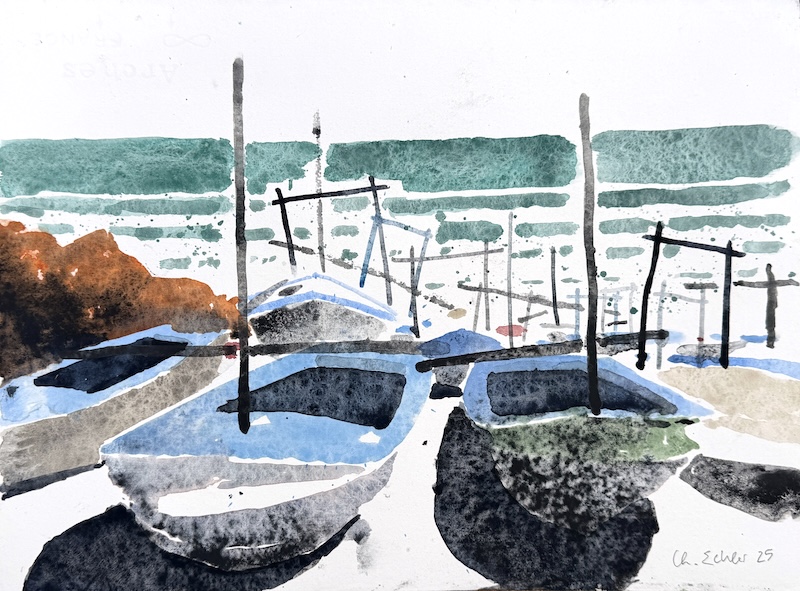 Fischerboote, Sri Lanka