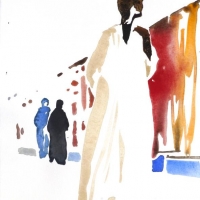 Begegnung im Souk I, Marokko, 2013
