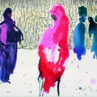 Vor der Lehmwand, Marokko, 2004