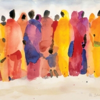 Frauengruppe, Indien, 2002