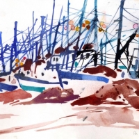 Im Hafen, Essaouira, 2013