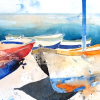 Boote, Stromboli, 2011